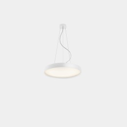 Lámpara Colgante Luno Slim Pendant Small 27.8 3000K CRI 90 ON-OFF / DALI-2 Blanco IP20 3037lm Leds C4 New