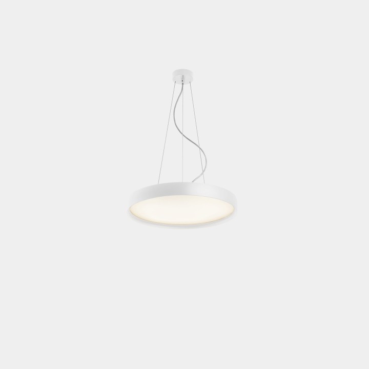 Lámpara Colgante Luno Slim Pendant Small 27.8 4000K CRI 90 ON-OFF / DALI-2 Blanco IP20 3158lm Leds C4 New