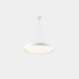 Lámpara Colgante Luno Slim Pendant Medium 37.8 3000K CRI 90 ON-OFF / DALI-2 Blanco IP20 3956lm Leds C4 New