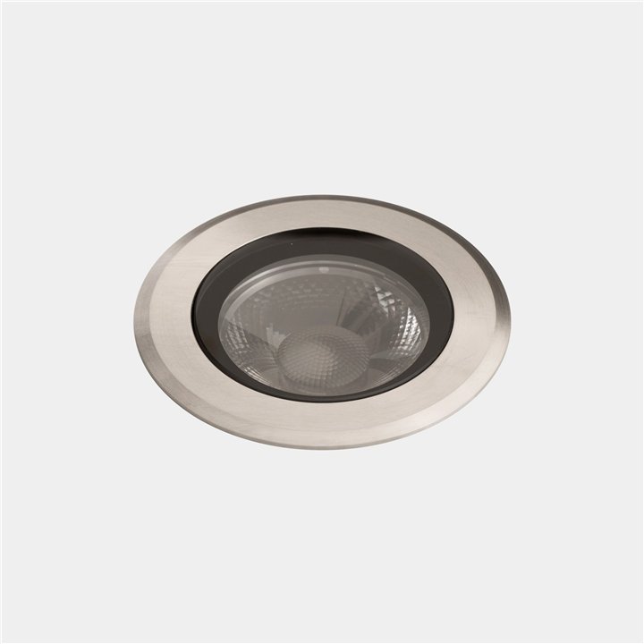 Lámpara Empotrable de suelo IP66-IP67 Max Big Round Trim LED 13.8 Blanco cálido - 2700K Acero inoxidable AISI 316 1120lm Leds C4