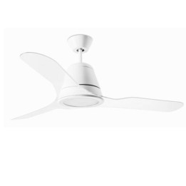 Ventilador de Techo con luz TIGA LED Blanco Brillante