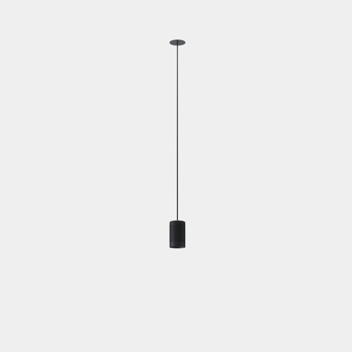Lámpara Colgante Iris Trimless Pipe 35º 6.3 Blanco cálido - 2700K CRI 90 ON-OFF Negro/Oro/Oro IP20 376lm Leds C4 New