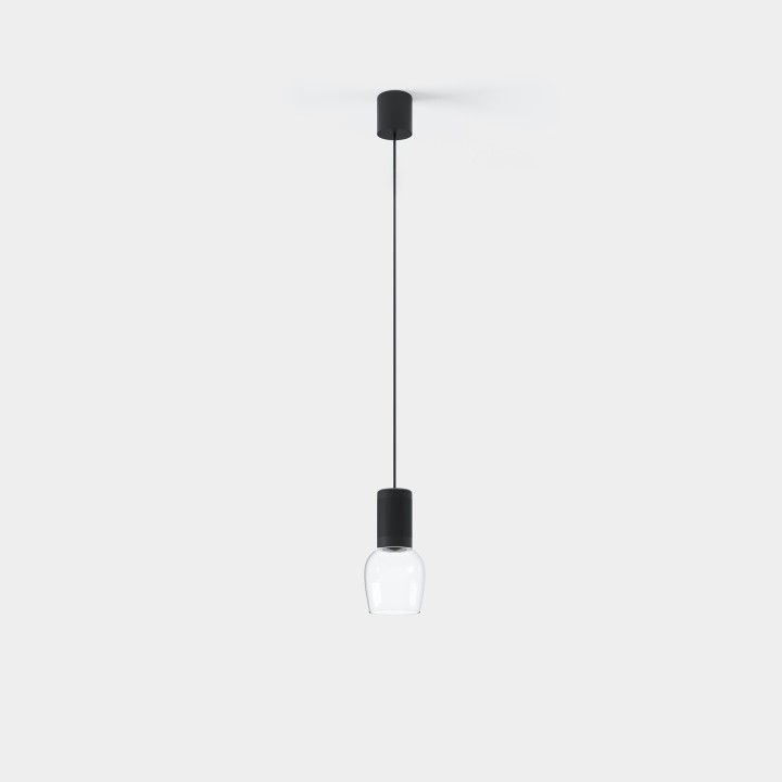 Lámpara Colgante Iris Surface Glass 15º 6.3 Blanco cálido - 3000K CRI 90 ON-OFF Blanco/Oro/Oro IP20 412lm Leds C4 New