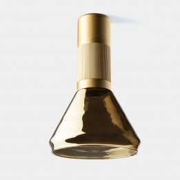 Plafon Iris Surface Cone 35º 12.5 Blanco cálido - 2700K CRI 90 DALI-2 Oro/Oro/Oro IP23 1244lm Leds C4 New