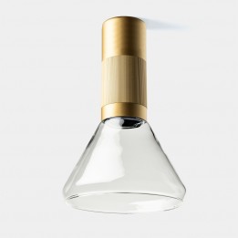 Plafon Iris Surface Cone 35º 12.5 Blanco cálido - 2700K CRI 90 DALI-2 Oro/Oro/Transparente IP23 1244lm Leds C4 New