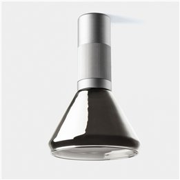 Plafon Iris Surface Cone 15º 6.3 Blanco cálido - 3000K CRI 90 ON-OFF Gris/Gris/Gris IP23 567lm Leds C4 New