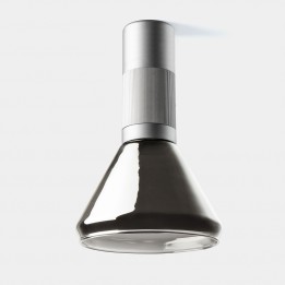 Plafon Iris Surface Cone 50º 6.3 Blanco cálido - 3000K CRI 90 ON-OFF Gris/Gris/Gris IP23 660lm Leds C4 New