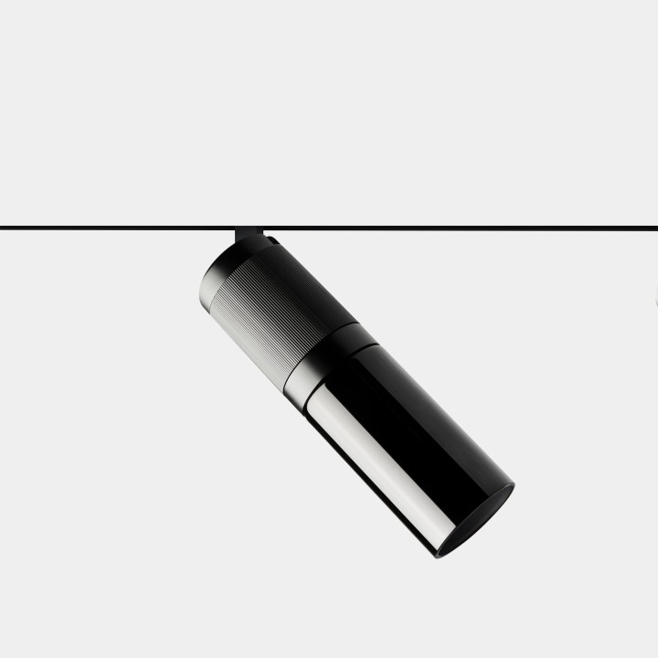 Proyector Iris Projector Pipe 35º Bajo Voltaje 12.5 Blanco cálido - 2700K CRI 90 ON-OFF Negro/Negro/Negro 869lm Leds C4 New