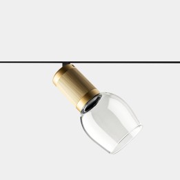 Proyector Iris Projector Glass 50º Bajo Voltaje 6.3 Blanco cálido - 3000K CRI 90 DALI Negro/Oro/Transparente 431lm Leds C4 New