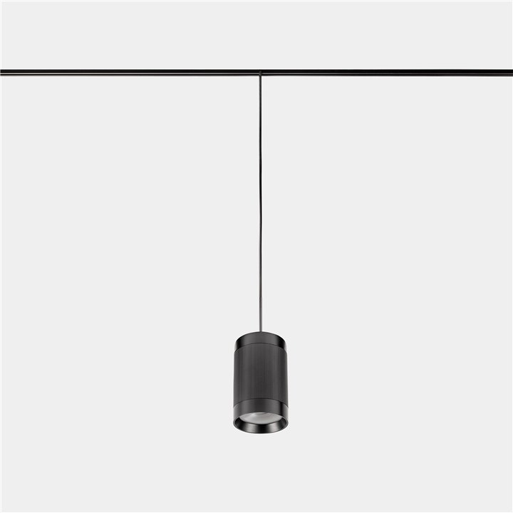 Lámpara Colgante Iris Pendant Pipe 35º Bajo Voltaje 17.3 Blanco cálido - 3000K CRI 90 ON-OFF Negro 1243lm Leds C4 New