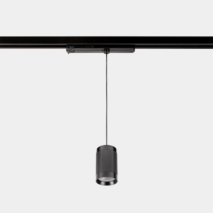 Lámpara Colgante Iris Track Hoop 35º 18.1 Blanco cálido - 2700K CRI 90 DALI-2 Blanco/Gris/Transparente IP20 1705lm Leds C4 New