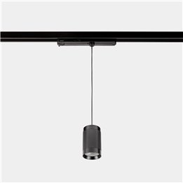 Lámpara Colgante Iris Track Glass 50º 18.1 Blanco cálido - 3000K CRI 90 DALI-2 Negro IP20 1266lm Leds C4 New