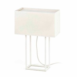 Lámparas de Sobremesa blanca + beige Faro VESPER