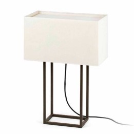 Lámparas de Sobremesa marrón oscuro + beige Faro VESPER