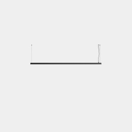 iluminación Sistema Lineal Apex Lineal Simple Pendant 2040mm Blanco neutro - 4000K CRI 90 ON-OFF Negro IP20 2084lm Leds C4 New