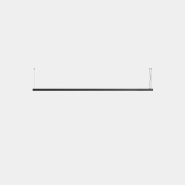 iluminación Sistema Lineal Apex Lineal Simple Pendant 3050mm Blanco cálido - 2700K CRI 90 ON-OFF Negro IP20 4689lm Leds C4 New