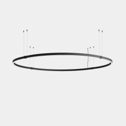 iluminación Sistema Lineal Apex Circular Pendant Blanco cálido - 2700K CRI 90 ON-OFF Blanco IP20 6545lm Leds C4 New