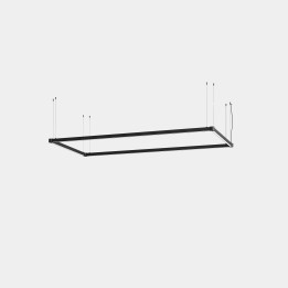 iluminación Sistema Lineal Apex Rectangular Pendant 1125mm x 2140mm Blanco cálido - 3000K CRI 90 ON-OFF Blanco IP20 6252lm Leds 