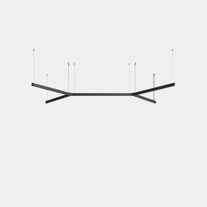 iluminación Sistema Lineal Apex "H" Pendant Blanco cálido - 2700K CRI 90 ON-OFF Blanco IP20 7815lm Leds C4 New