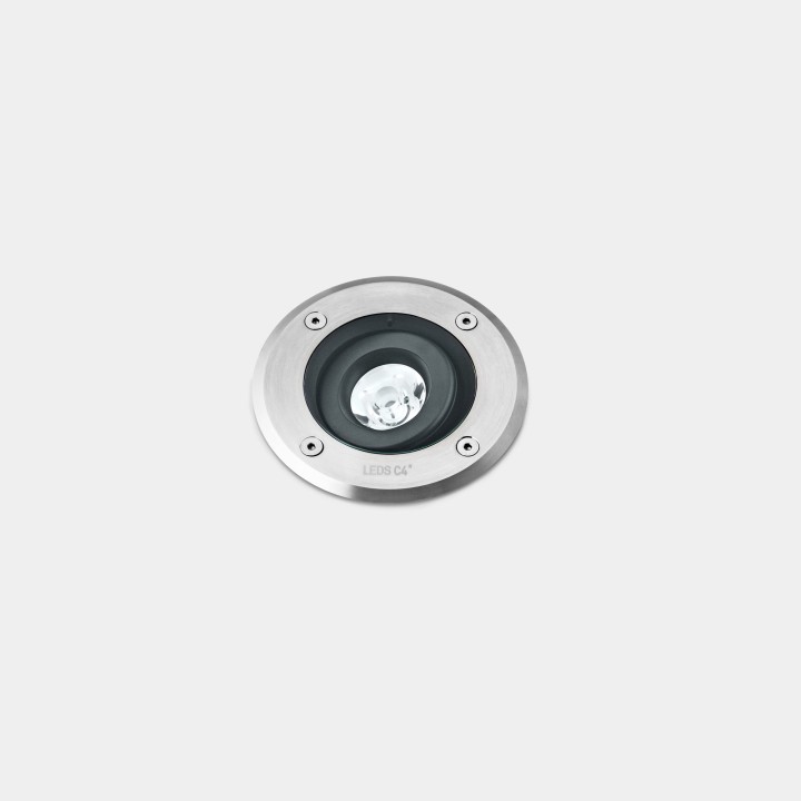Lámpara Empotrable de suelo IP66-IP67 Gea Power LED Pro Ø125mm Efficiency LED 2.5 Blanco neutro - 4000K ON-OFF Acero inoxidable 