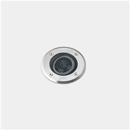 Lámpara Empotrable de suelo IP66-IP67 Gea Power LED Pro Ø125mm Comfort LED 6 Blanco cálido - 2700K DALI-2 Acero inoxidable AISI 