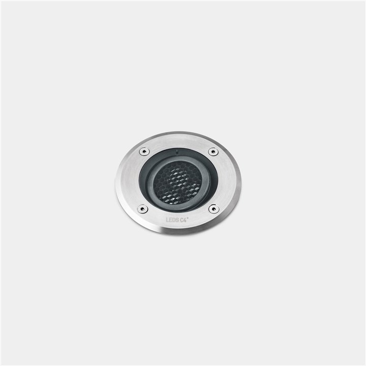 Lámpara Empotrable de suelo IP66-IP67 Gea Power LED Pro Ø125mm Comfort LED 6 Blanco cálido - 2700K DALI-2 Acero inoxidable AISI 