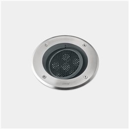 Lámpara Empotrable de suelo IP66-IP67 Gea Power LED Pro Ø185mm Comfort LED 14.2 Blanco cálido - 3000K ON-OFF Acero inoxidable AI