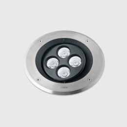 Lámpara Empotrable de suelo IP66-IP67 Gea Power LED Pro Ø220mm Efficiency LED 10.1 Blanco neutro - 4000K ON-OFF Acero inoxidable