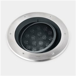 Lámpara Empotrable de suelo IP66-IP67 Gea Power LED Pro Ø300mm Comfort LED 35.4 Blanco cálido - 3000K Acero inoxidable AISI 316 