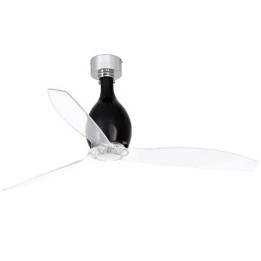 Ventiladores de techo Faro MINI ETERFAN negro brillante