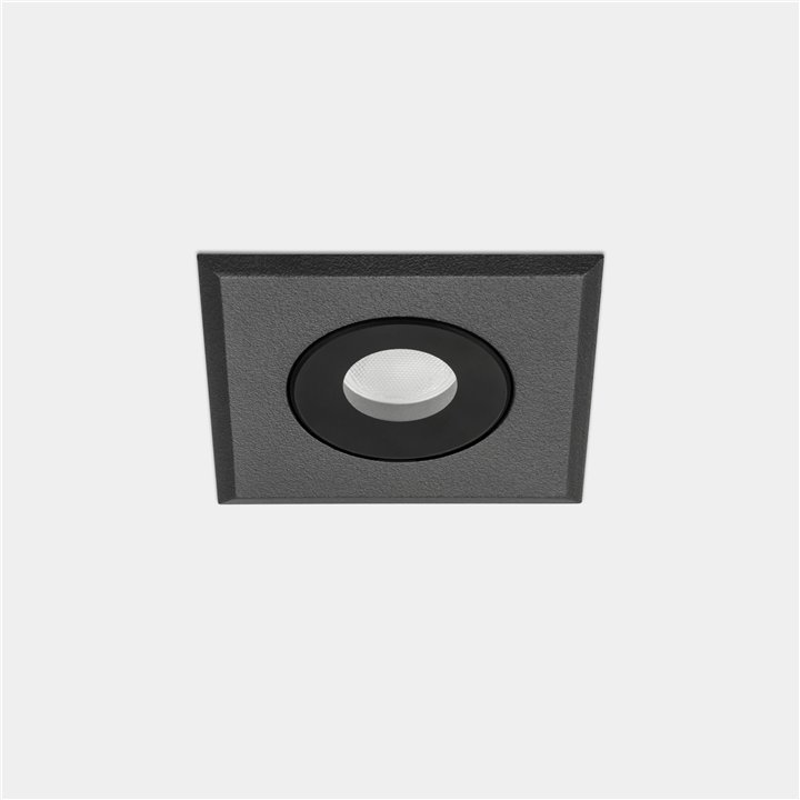 Downlight IP66 Max Mini Square LED 2.2 Blanco cálido - 3000K Gris urbano 191lm Leds C4 New