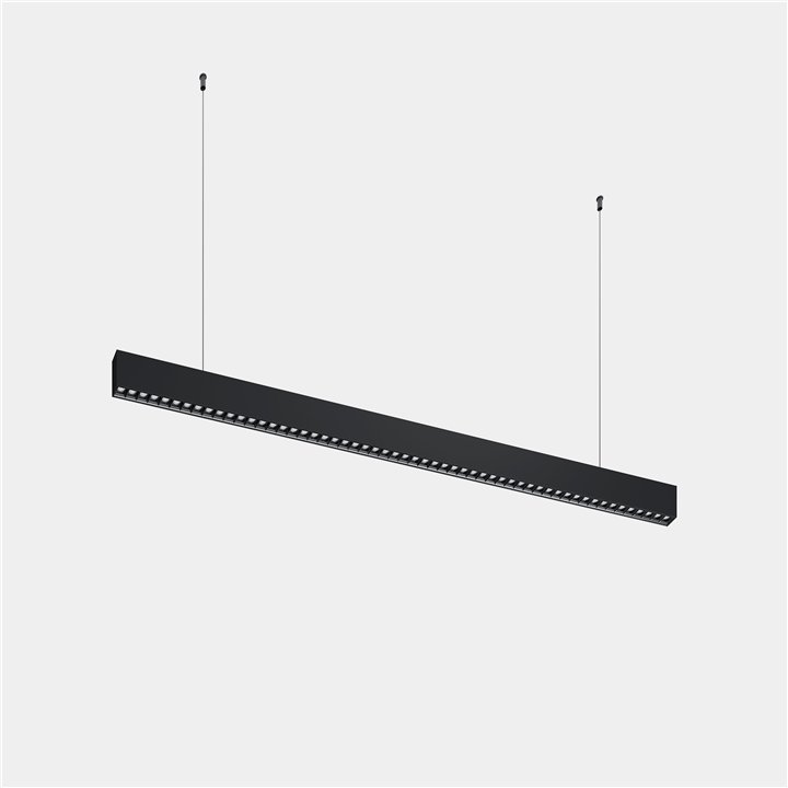 iluminación Sistema Lineal Infinite Slim Inicio Pendant 1120mm 28.7 3000K CRI 90 DALI-2/PUSH Negro IP40 3481lm Leds C4 New