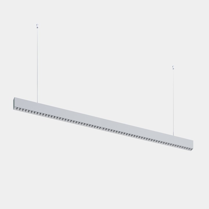 iluminación Sistema Lineal Infinite Slim Individual Pendant 1680mm 43.1 3000K CRI 90 DALI-2/PUSH Anodizado gratado IP40 5221lm L