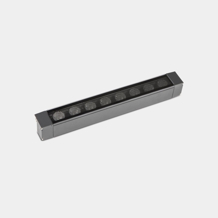 iluminación Sistema Lineal IP65 Cube Pro Linear Comfort 500mm Surface LED 33.8 Blanco cálido - 2700K Gris urbano 2528lm Leds C4 