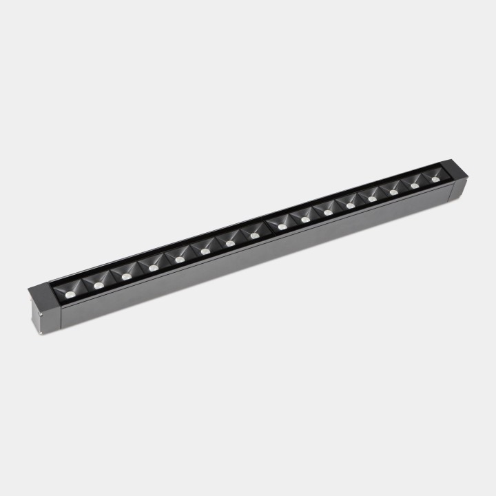 iluminación Sistema Lineal IP65 Cube Pro Linear Efficiency 1000mm Surface LED 95 Blanco neutro - 4000K DALI/PUSH Gris urbano 862