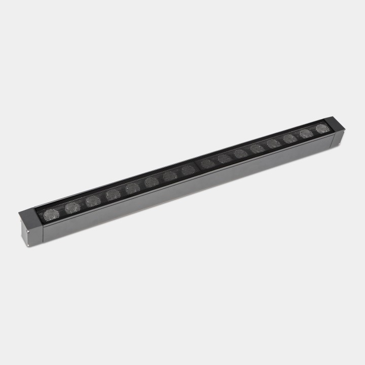 iluminación Sistema Lineal IP65 Cube Pro Linear Comfort 1000mm Surface LED 95 Blanco cálido - 3000K DALI/PUSH Gris urbano 7110lm