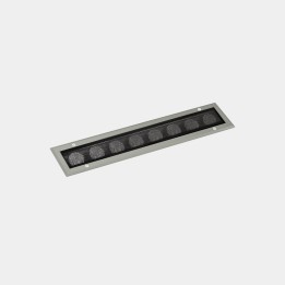 iluminación Sistema Lineal IP65-IP67 Cube Pro Linear Comfort 500mm Recessed LED 33 RGBW DMX RDM Gris 1568lm Leds C4 New