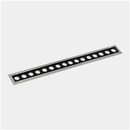 iluminación Sistema Lineal IP65-IP67 Cube Pro Linear Efficiency 1000mm Recessed LED 67.6 Blanco cálido - 2700K Gris 6320lm Leds 