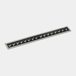 iluminación Sistema Lineal IP65-IP67 Cube Pro Linear Efficiency 1000mm Recessed LED 67.6 Blanco neutro - 4000K Gris 6136lm Leds 