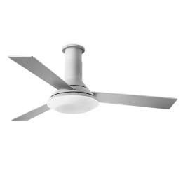 Ventiladores de techo con luz Leds C4 FUS Gris LED