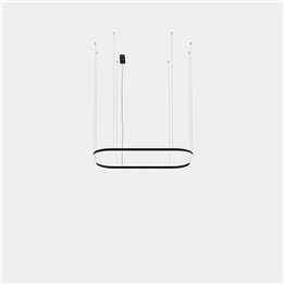 Lámpara Colgante Geometric Rectangle Surface 1600x1000mm LED 255 Blanco neutro - 4000K ON-OFF Oro 17808lm Leds C4 New