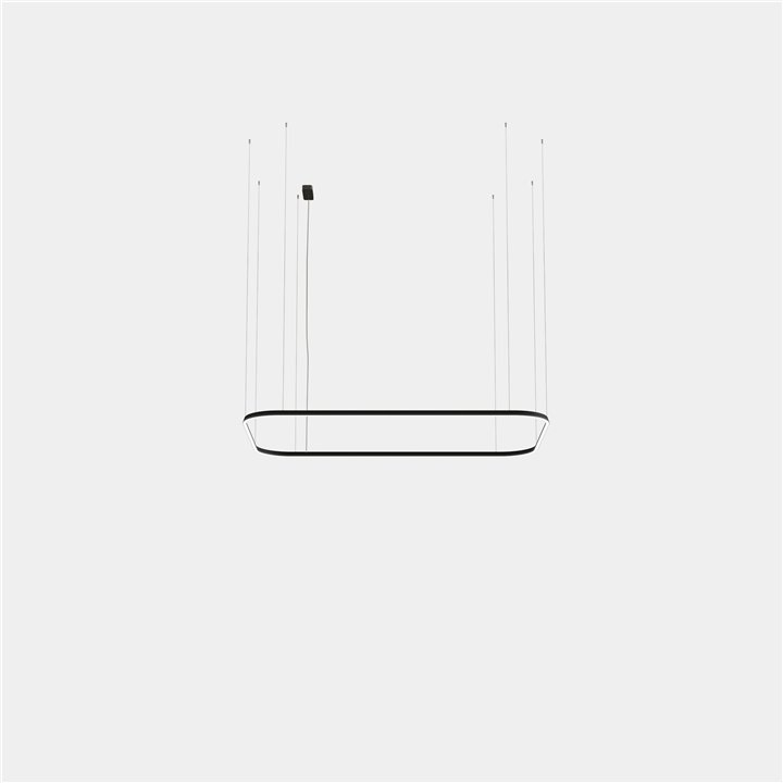 Lámpara Colgante Geometric Rectangle Surface 2500x1600mm LED 157 Blanco neutro - 4000K DALI-2 Blanco 10965lm Leds C4 New