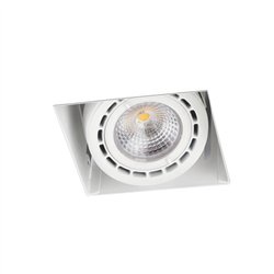 Lámpara Colgante Geometric Rectangle Mini 2500x1600mm LED 157 Blanco cálido - 2700K DALI-2 Oro 9341lm Leds C4 New