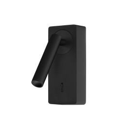 Aplique IP20 COLO LED 3.4 Blanco cálido - 3000K ON-OFF Negro 184 Forlight DE-0116-NEG