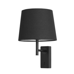 Aplique IP20 AURA E27 15 Negro Forlight DE-0118-NEG