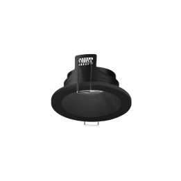 Downlight IN IP20 / OUT IP65 TER GU10 8 Negro Forlight DE-0130-NEG