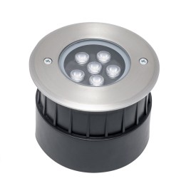 Lámpara Empotrable de suelo IP65-IP67 Incasso LED 6,2W 3000K 500lm ON-OFF Acero inoxidable Forlight PX-0520-INO