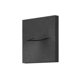 Aplique IP65 HIDE LED 2.7 Blanco neutro - 4000K Gris urbano 268 Forlight PX-0535-ANT