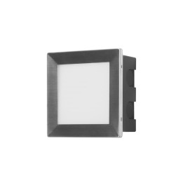 Aplique IP65 RECT LED 3.3 Blanco neutro - 4000K acero inoxidable 345 Forlight PX-0541-ALU