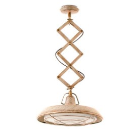 Lámpara Colgante LED Extensible Faro PLEC Blanco Roto